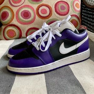 AJ 1 LOW Court Purple
